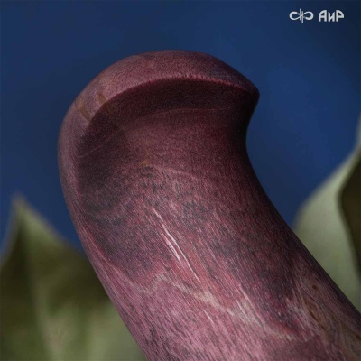 Чеглок (стабилизированная карельская береза фиолетовая, латунь, без дульки, без отверстия под темляк) - Компания «АиР»