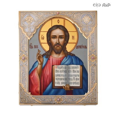 Икона в окладе Господь Вседержитель, Артикул: 39081 - Компания «АиР»