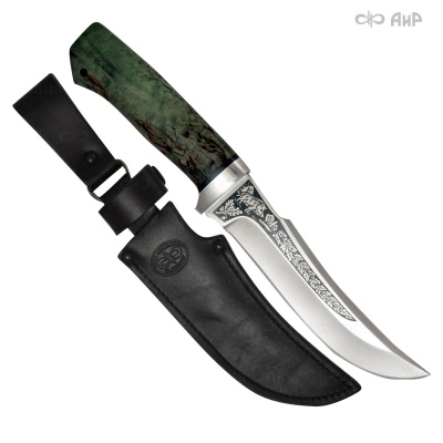 Клык (стабилизированная карельская береза, зеленая) - Компания «АиР»