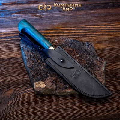 Пчак (стабилизированная карельская береза лазурная, латунь) - Компания «АиР»