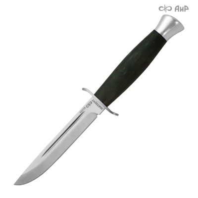 Финка-2 (стабилизированная карельская береза зеленая, фибра черная) - Компания «АиР»