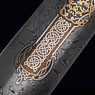 Рожок для обуви Северное наследие, дамасская сталь ZDI-1016, Артикул: 39308 - Компания «АиР»