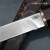 Нож Офисный (композит с латунью и бронзой, черный, мокуме гане), дамасская сталь ZDI-1016 - Компания «АиР»