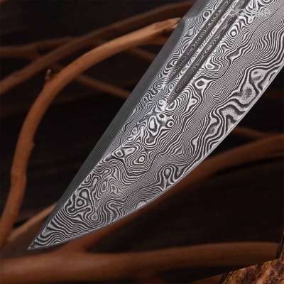 Нож Арсенальный люкс с сюжетом Лось в лесу, комбинированные ножны, Артикул: 39173 - Компания «АиР»