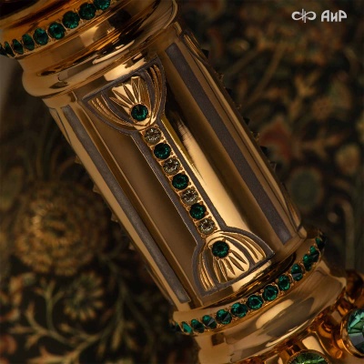  Кубок Вечная жизнь, из нефрита с хризолитами, кристаллами Swarovski, Артикул: 5119 - Компания «АиР»