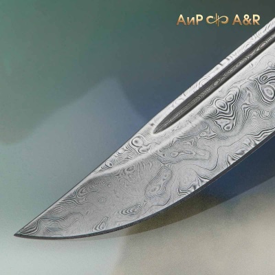 Нож Финка Лаппи с сюжетом Северные узоры, Артикул: 37222 - Компания «АиР»