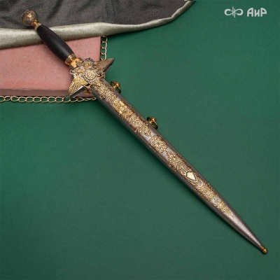 Кортик Генеральский, цельнометаллические ножны, Артикул: 39176 - Компания «АиР»