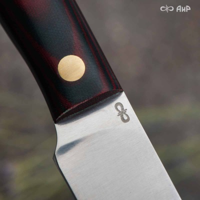 Набор Стейковый ЦМ (нож и вилка, G10 черно-красный) - Компания «АиР»