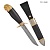 Нож Штрафбат с золотом, литье Сова, ZDI-1016, комбинированные ножны Артикул: 35932 - Компания «АиР»