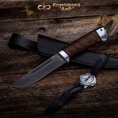 Бекас (ореховый кап) дамасская сталь ZD-0803 - Компания «АиР»