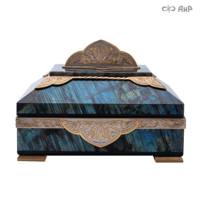 Шкатулка из лабрадорита Таинственная ночь, Артикул: 39158 - Компания «АиР»