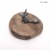 Сувенир Лис на подставке, кап березовый, серебро, Артикул: AF0000020082 - Компания «АиР»