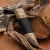 Нож Бекас с сюжетом Охотник в лесу, комбинированные ножны, Артикул: 37312  - Компания «АиР»