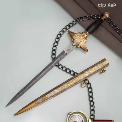 Кортик Генеральский, цельнометаллические ножны, Артикул: 39314 - Компания «АиР»