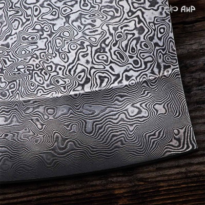 Топор (стабилизированная карельская береза лазурная, кастомная заточка) дамасская сталь ZDI-1016 - Компания «АиР»