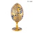 Яйцо сувенирное Незабудки с лавандовыми фианитами, Артикул: 16018 - Компания «АиР»