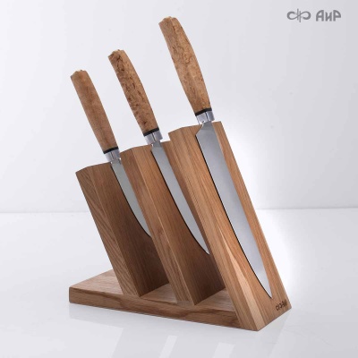 Магнитный держатель для ножей Тройка (дуб) - Компания «АиР»