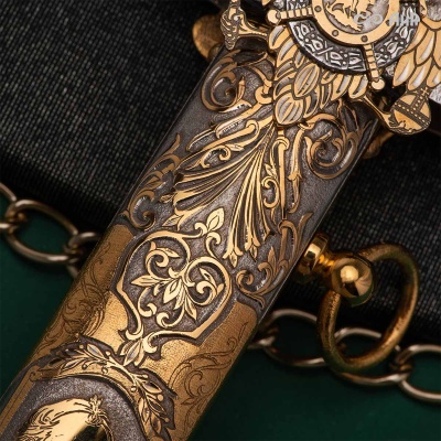 Кортик Генеральский, цельнометаллические ножны, Артикул: 39175 - Компания «АиР»