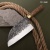 Сербский нож ЦМ (стабилизированная карельская береза натуральная, латунь, кастомная заточка) - Компания «АиР»