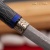  Нож "Айкути" из дамасской стали ZDI-1016 (композит с алюминиевой микросеткой «соты», черный, мокуме гане, ZlaTi) - Компания «АиР»