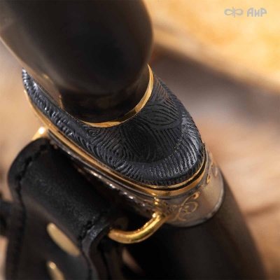  Нож Клык с сюжетом Дикий медведь, комбинированные ножны, Артикул: 38636 - Компания «АиР»