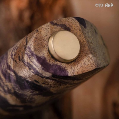 Селигер (стабилизированный кап клена фиолетовый) дамасская сталь ZDI-1016 - Компания «АиР»