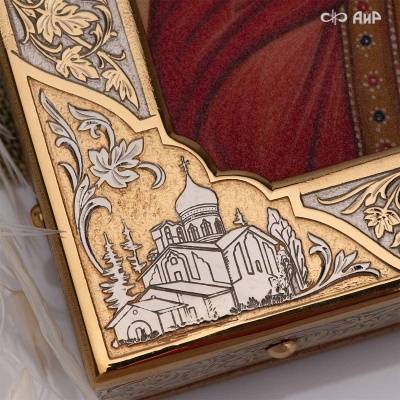 Икона в окладе Святитель Николай Чудотворец, Артикул: 39139 - Компания «АиР»