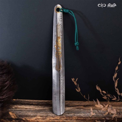 Рожок для обуви Северное наследие, дамасская сталь ZDI-1016, Артикул: 39308 - Компания «АиР»