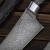 Набор Поварской-5 ЦМ (композит с алюмин.микросеткой коричневый, волны, мозаичные пины, индивид.гравировка) дамасская сталь ZDI-1016 - Компания «АиР»