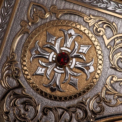  Икона в окладе Святой великомученик Георгий Победоносец, Артикул: 39177 - Компания «АиР»