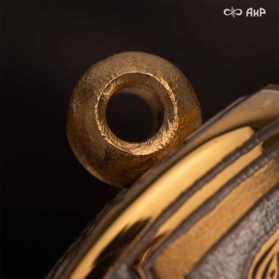 Нож Бекас с сюжетом Семейство лесных кабанов, комбинированные ножны, Артикул: 38938 - Компания «АиР»