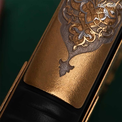 Коран на арабском языке в окладе с зелеными алпанитами, Артикул: 39178 - Компания «АиР»