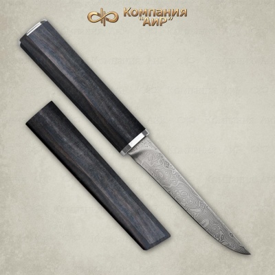 Нож Офисный (макасар), дамасская сталь ZDI-1016 - Компания «АиР»
