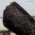 Лиса (композит с бронзовой микросеткой "волны" черный, мокуме гане) дамасская сталь ZDI-1016, узор пирамида  - Компания «АиР»