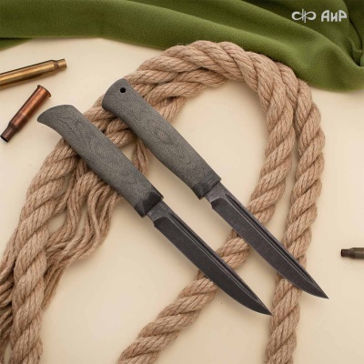 Финка Вача Лайт (текстолит, пескоструйная обработка рукояти, стоунвош) - Компания «АиР»