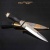 Нож Комбат с сюжетом Где водится рысь, цельнометаллические ножны, Артикул: 33456 - Компания «АиР»