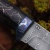 Лиса (композит светящийся и изменяющий цвет, ZlaTi) дамасская сталь ZD-0803, узор ступени - Компания «АиР»
