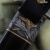 Нож Финка-2 Истребитель с золотом и серебром, дамасская сталь ZDI-1016, комбинированные ножны, Артикул: 38455 - Компания «АиР»