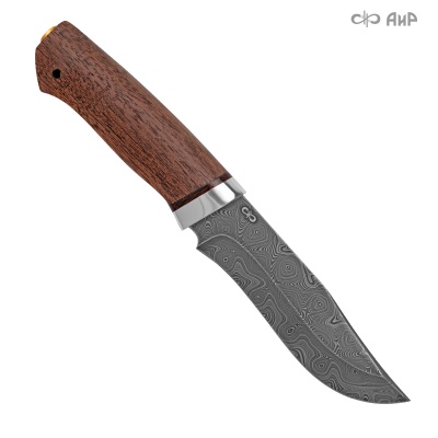 Клычок-3 (орех, с ввертышем дамасская сталь ZDI-1016 - Компания «АиР»