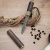  Нож "Сигара COHIBA" (стабилизированный ореховый кап), дамасская сталь ZDI-1016 - Компания «АиР»