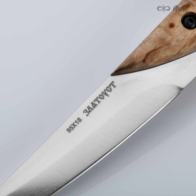 Набор стейковых ножей ЦМ (карельская береза, фибра) - Компания «АиР»