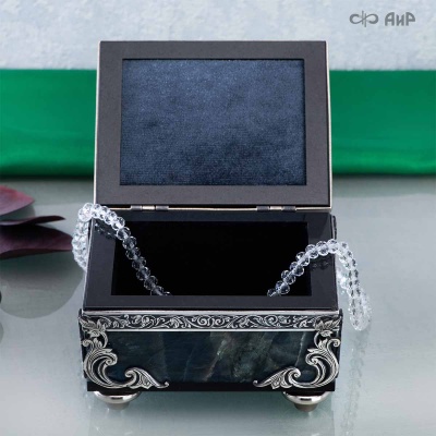 Шкатулка из лабрадорита Светлячки, Артикул: 39206 - Компания «АиР»