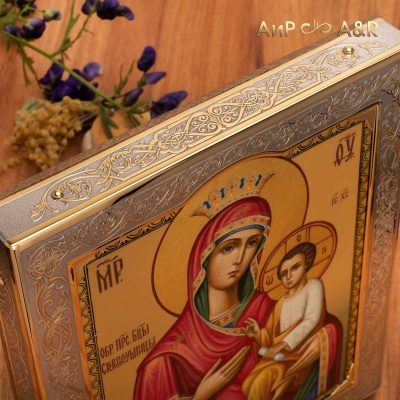 Икона в окладе Богоматерь с Младенцем, Артикул: 37508 - Компания «АиР»