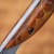 Набор Стейковый ЦМ: поднос, нож, вилка (композит с латунной микросеткой "соты") дамасская сталь ZDI-1016 - Компания «АиР»