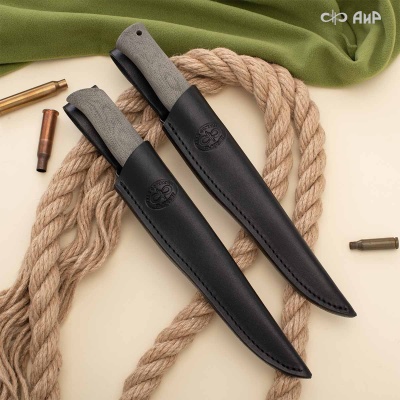 Финка Вача Лайт (текстолит, пескоструйная обработка рукояти, стоунвош) - Компания «АиР»