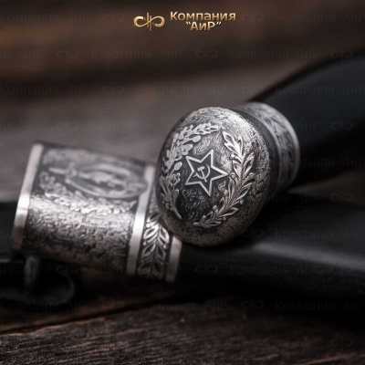  Нож Финка-2 НКВД с серебром, ZDI-1016, комбинированные ножны Артикул: 39002, 39003, 39004, 39005 - Компания «АиР»