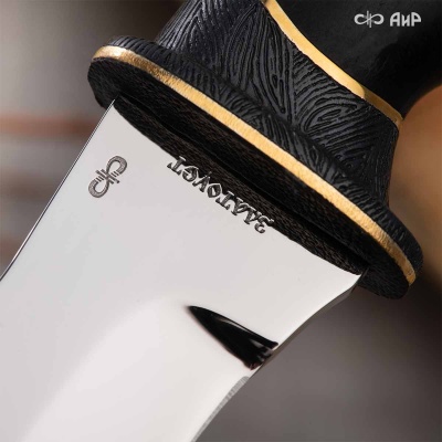  Нож Клык с сюжетом Дикий медведь, комбинированные ножны, Артикул: 38636 - Компания «АиР»