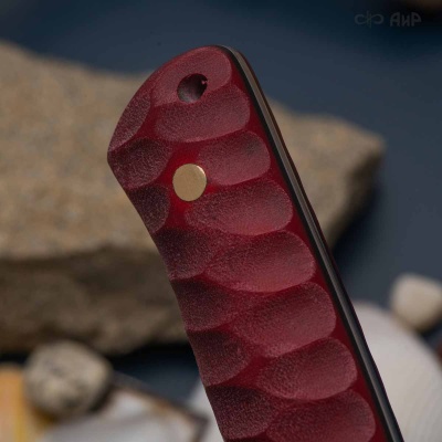 Пескарь ЦМ (микарта вишневая с черной подложкой, каменный век) - Компания «АиР»