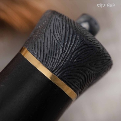  Нож Клык с сюжетом Дикий медведь, комбинированные ножны, Артикул: 38636 - Компания «АиР»