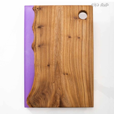 Доска сервировочная Горизонт, карагач, лаванда - Компания «АиР»